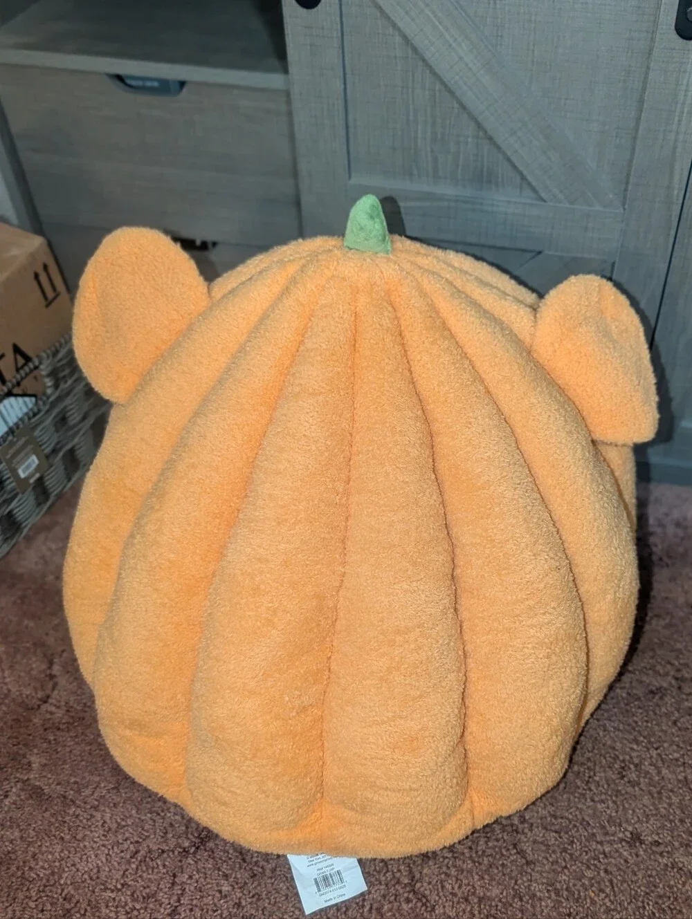 Disney Orange Pumpkin Halloween Cat House Cat Bed